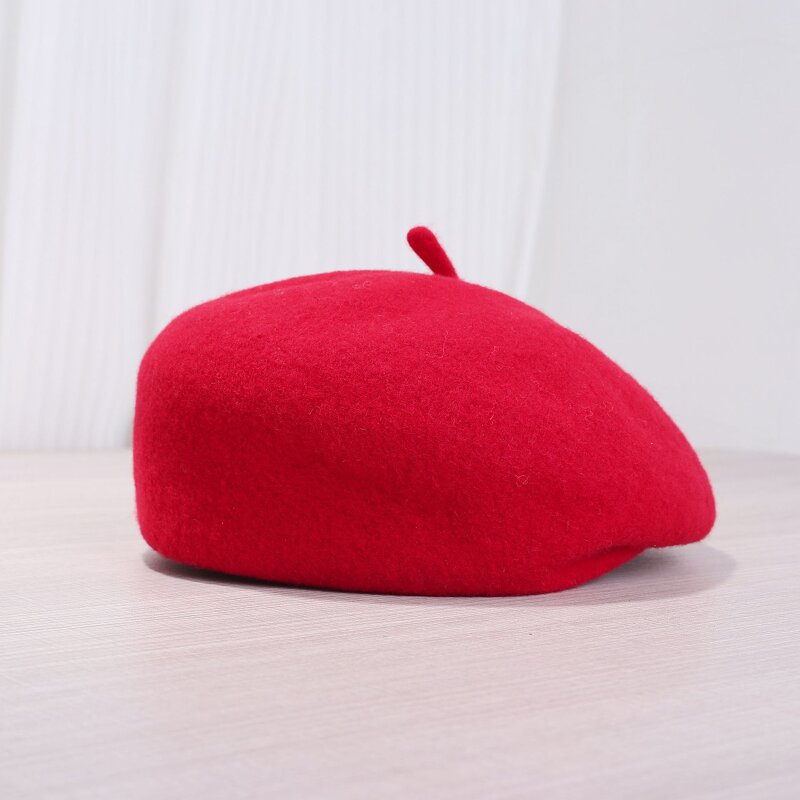 Beret Hat Supplier - Classics French Artist 100% Wool Painter Beanie Cap