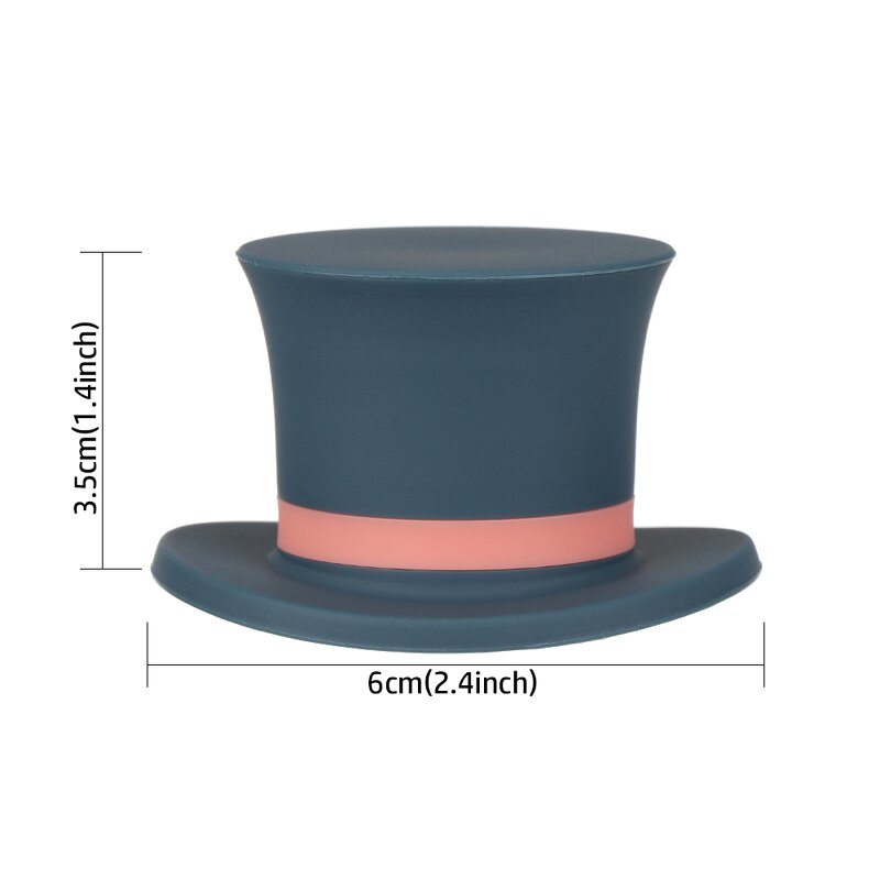 Wine Bottle Stoppers Factory - Creative Hat Shape Silicone Leakproof Sealers