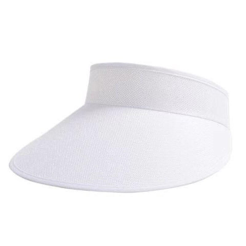 Sun Visor Factory - Summer Empty Top Big Wide Brim Straw UV Protection