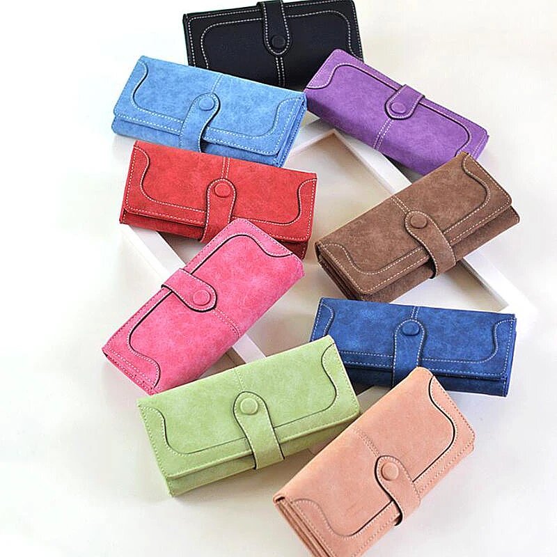 Wallet Manufacturer - Vintage Multi Card Slot Women PU Leather Wallet