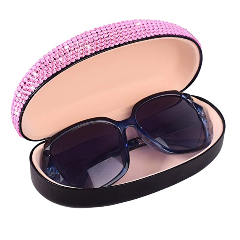 Sunglasses Case Manufacturer - Handmade Shiny Bling Extra Large Rhinestone Case