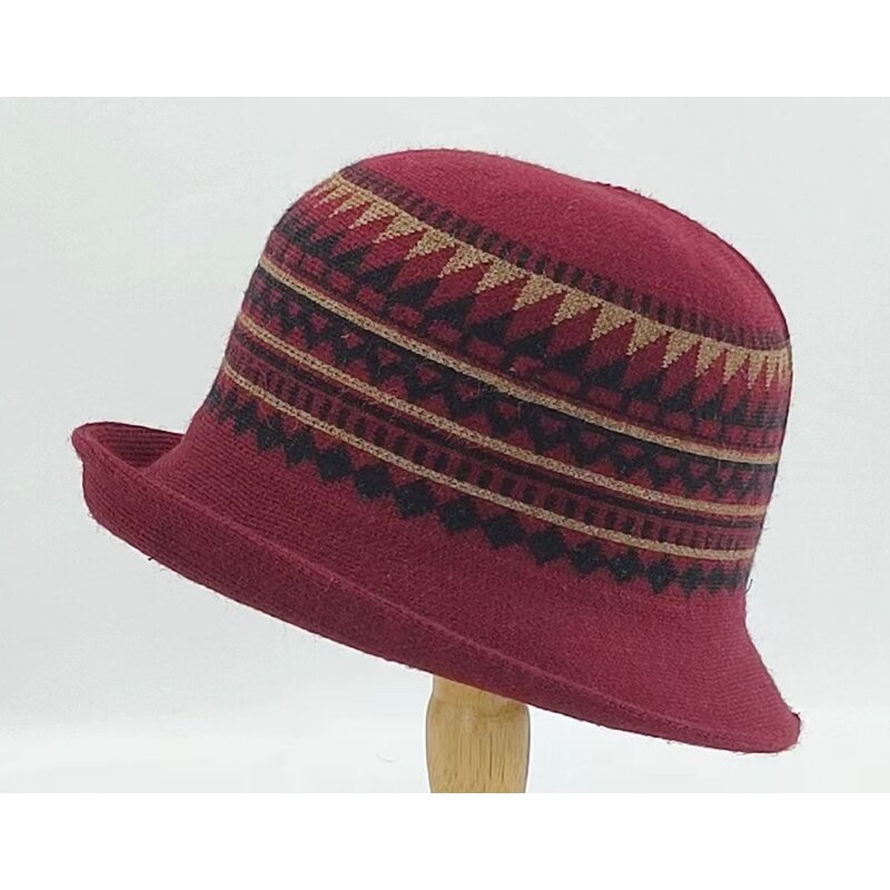 Bucket Hat Supplier - Warm Knitted Bowler Hats for Women Elegant