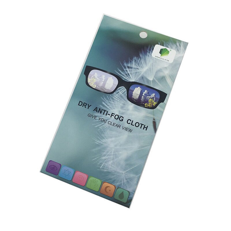 Lens Cloth Supplier - Dry Anti-Fog Shamee Microfiber Cleaning Cloth for Eyeglasses