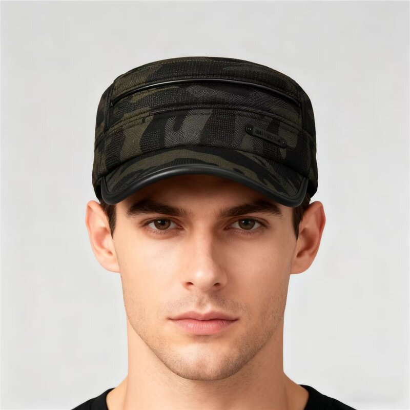 Dad Hat Manufacturer - Winter Camouflage Fleece-lined Ear Protection