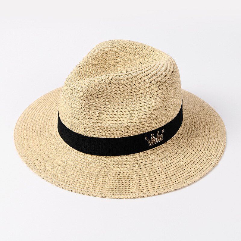 Straw Hat Supplier - Fashion Panama Straw Hats Summer Outdoor Holidays
