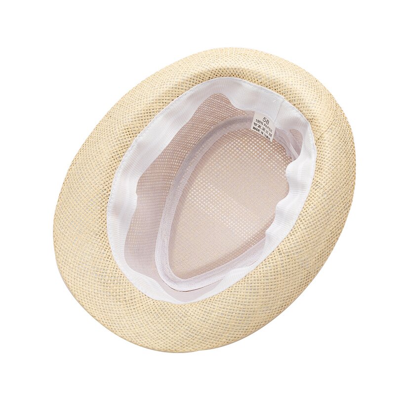 Straw Hat Factory - Mediterranean Panama Straw Fedora Fashion Vacation