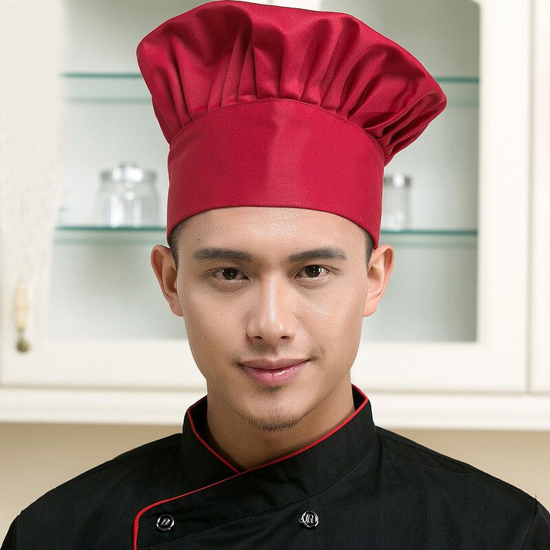 Chef Cap Supplier - Adult Adjustable Elastic Cotton Unisex Kitchen Cap