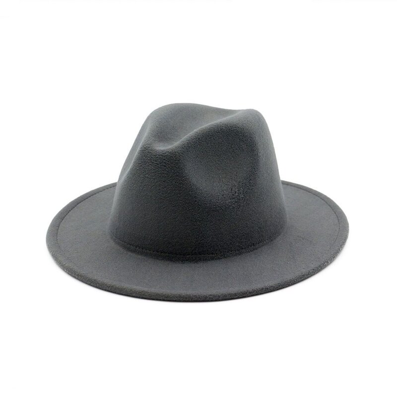 Fedora Hat Manufacturer - 7cm Wide Brim Classic Solid Wool Jazz Hat
