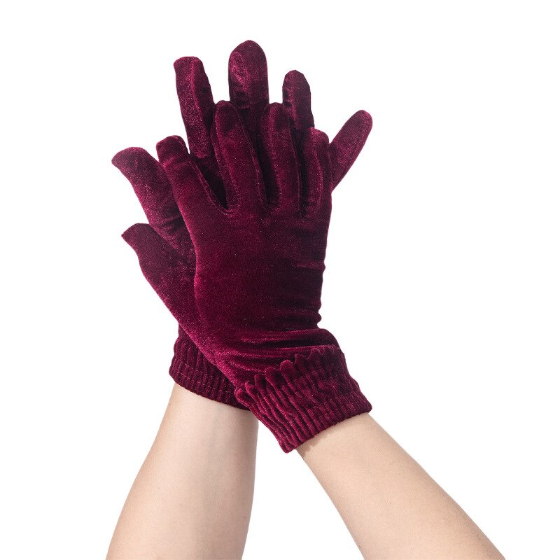 Etiquette Gloves Factory - Women Winter Knitted Warmth Stretch Dance Gloves