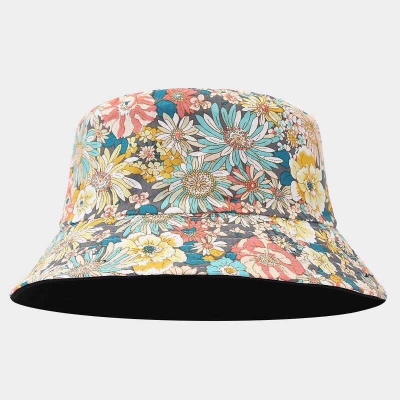 Bucket Hat Supplier - Double Side Wear Reversible Print Bucket Hats
