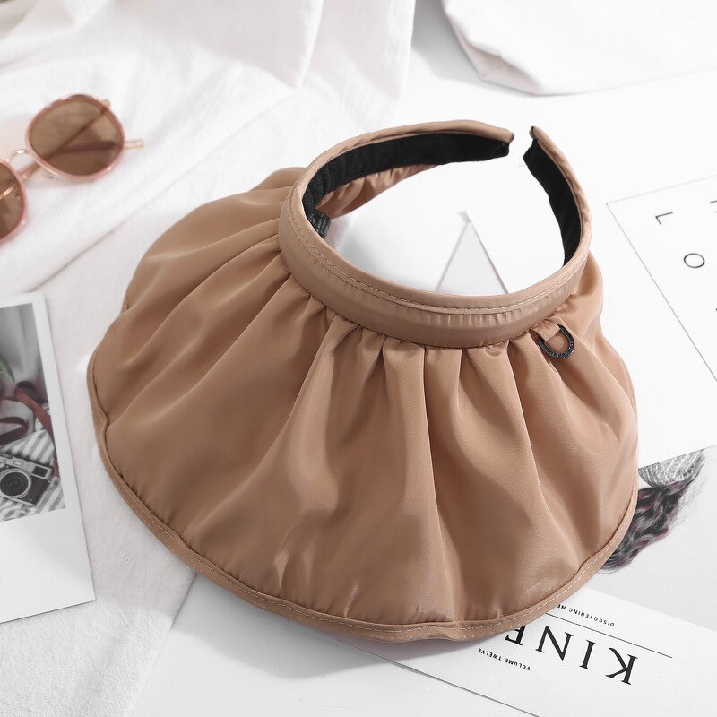 Beach Hat Manufacturer - Women Summer Empty Top Shell Shape Sun Hat