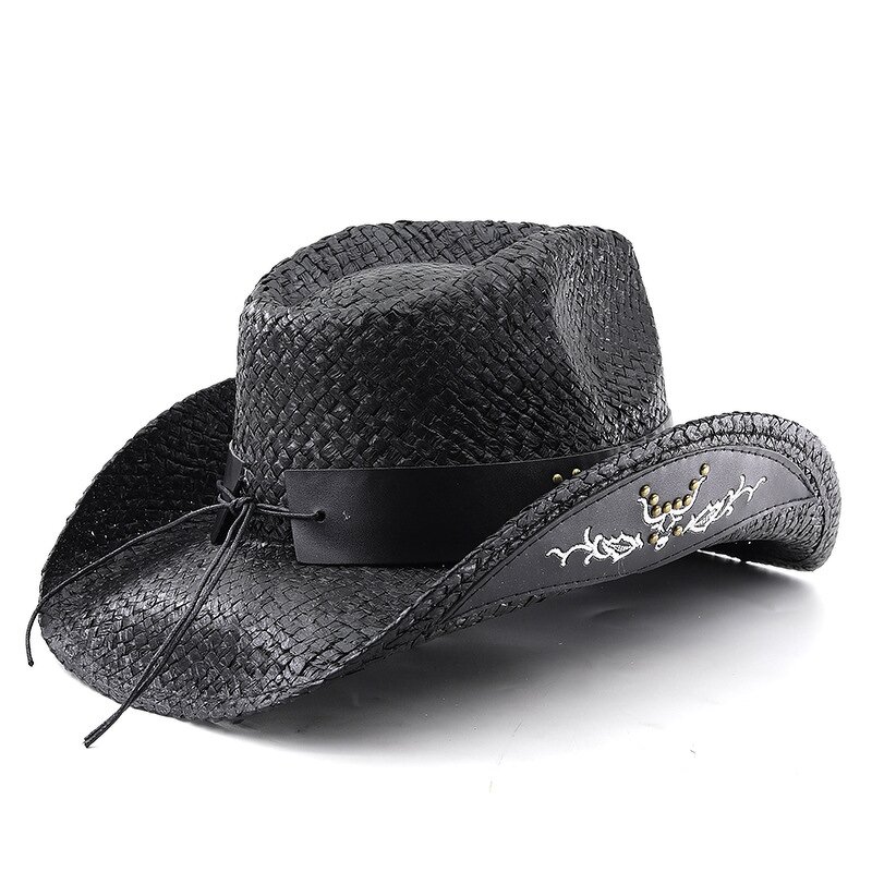 Cowboy Hat Manufacturer - Classic Western Hardshell Hat with Leather Belt