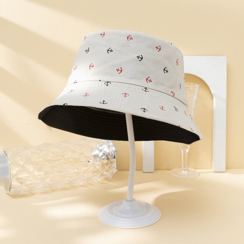 Bucket Hat Supplier - Print Fisherman Hat Outdoor Travel Sun Cap