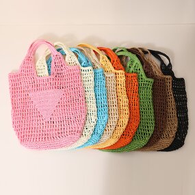Straw Bag Factory - Hollow Big Tote Summer Beach Bucket Bag for Women