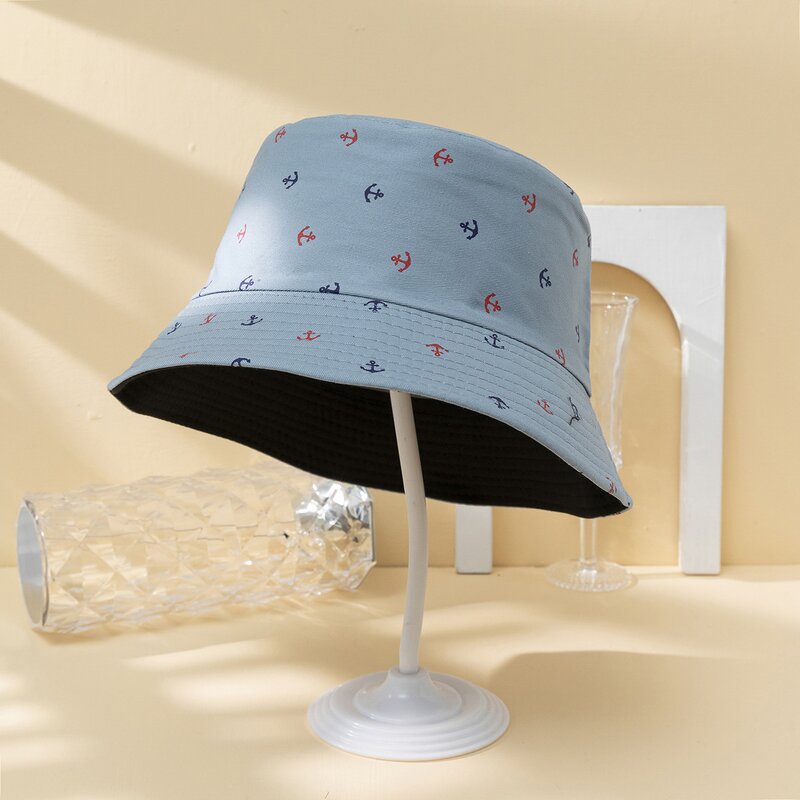 Bucket Hat Supplier - Print Fisherman Hat Outdoor Travel Sun Cap