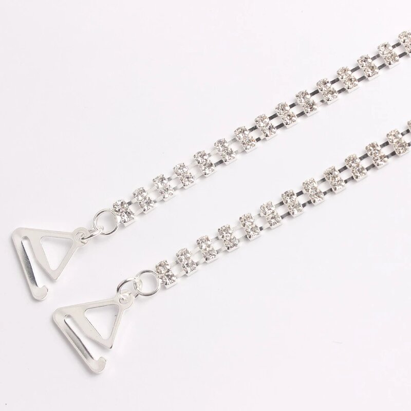 Bra Strap Supplier - Rhinestone Adjustable Invisible Crystal Shoulder Strap