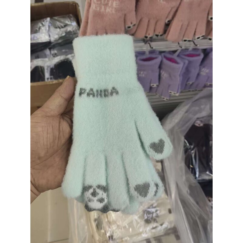 Touch Screen Gloves Supplier - Finger Bears Student Keep Warm Full-coverage Gloves