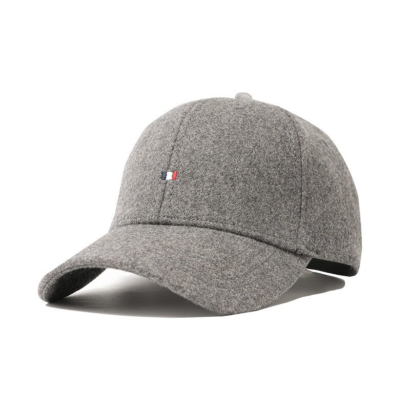Baseball Hat Manufacturer - Autumn Winter Big Size Warm Wool Dad Hat