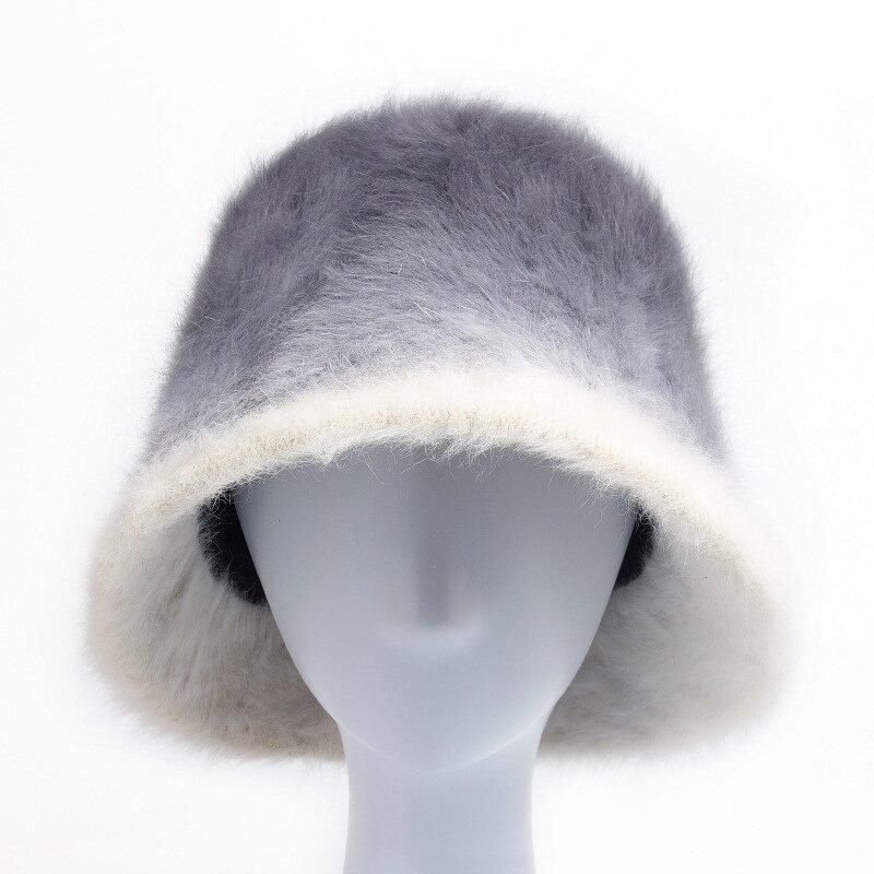 Bucket Hat Manufacturer - Winter Faux Rabbit Fur Fisherman Hat