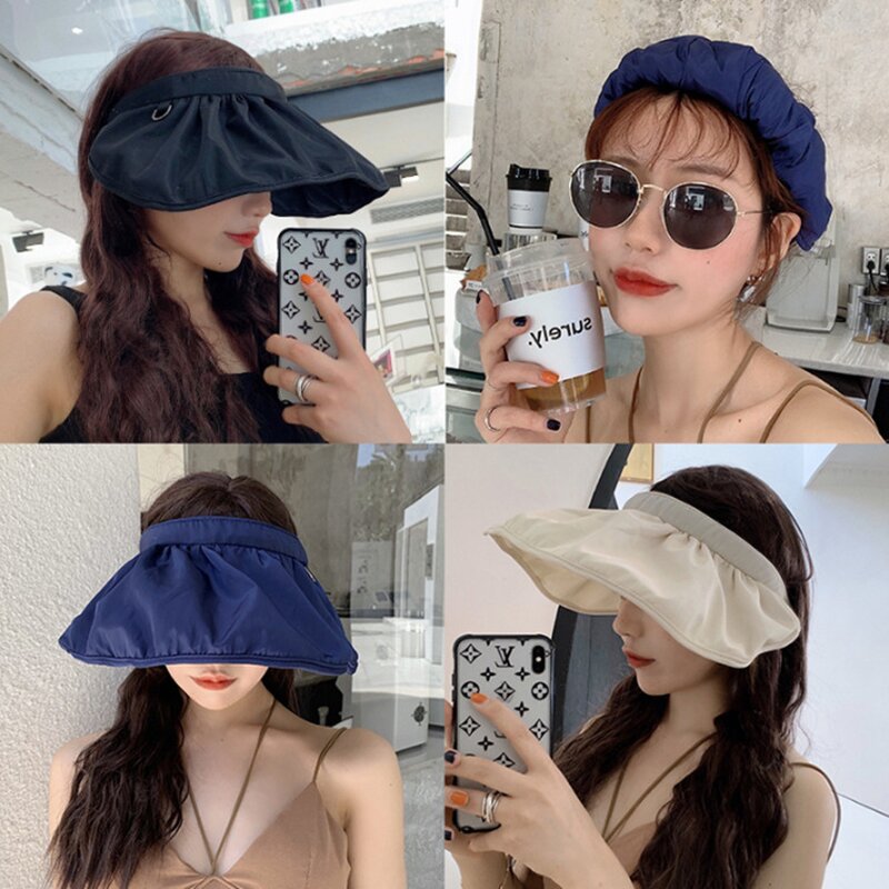 Beach Hat Manufacturer - Women Summer Empty Top Shell Shape Sun Hat