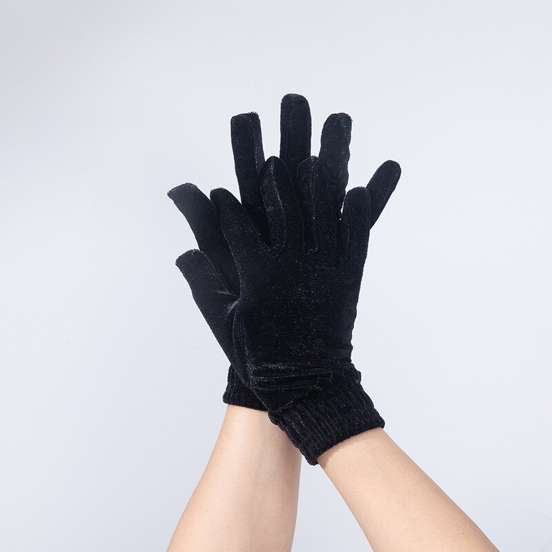 Etiquette Gloves Factory - Women Winter Knitted Warmth Stretch Dance Gloves