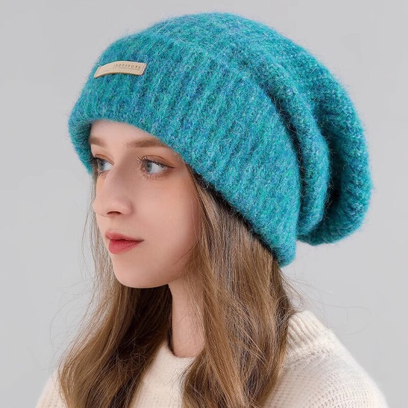 Beanie Hat Manufacturer - Warm Stretchy Knitted Cuffed Cap for Women