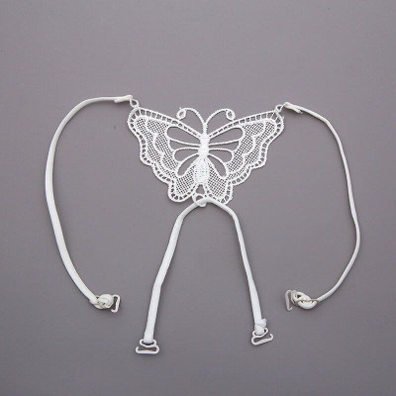 Bra Strap Manufacturer - Sexy Invisible Lace Shoulder Straps Backless Butterfly