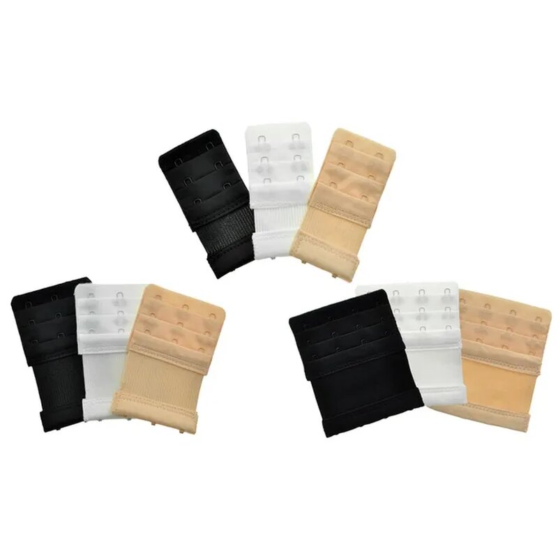 Bra Extender Manufacturer - Elastic Soft Nylon Clasp Extension Strap 9pcs/pack