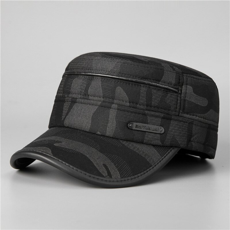 Dad Hat Manufacturer - Winter Camouflage Fleece-lined Ear Protection