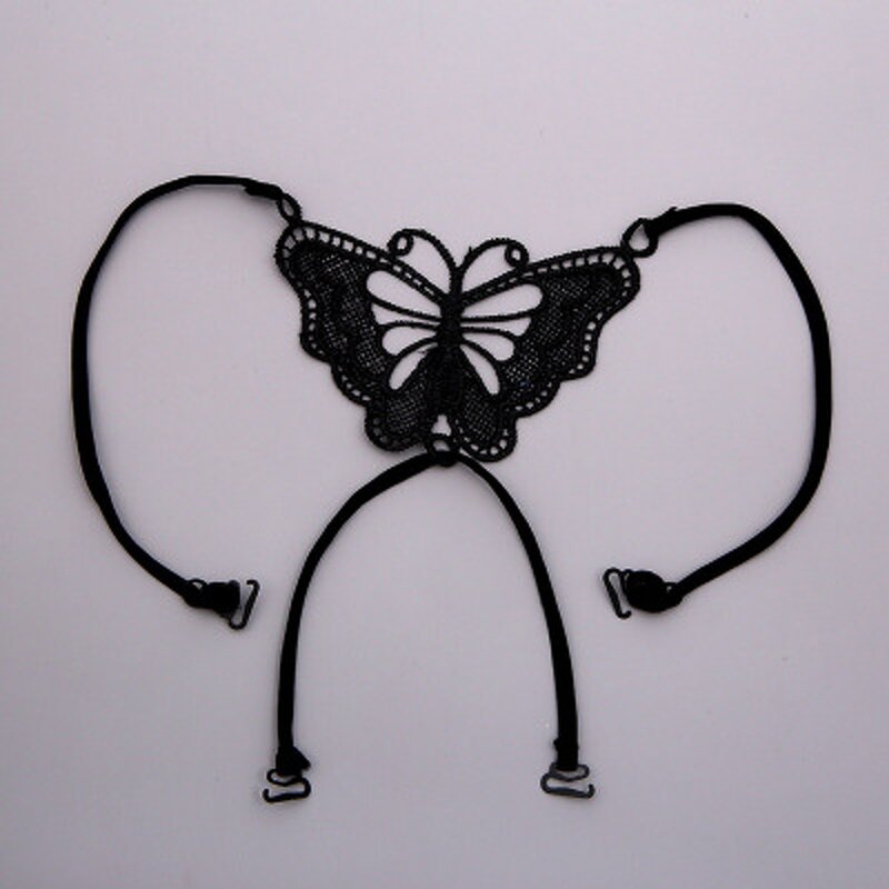 Bra Strap Manufacturer - Sexy Invisible Lace Shoulder Straps Backless Butterfly