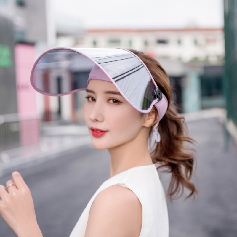 Sun Visor Factory - Fashion PVC UV-protection Adjustable Visor Hats