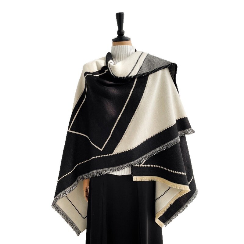 Cape Manufacturer - Designer Open Front Poncho Cape Winter Coat Shawl