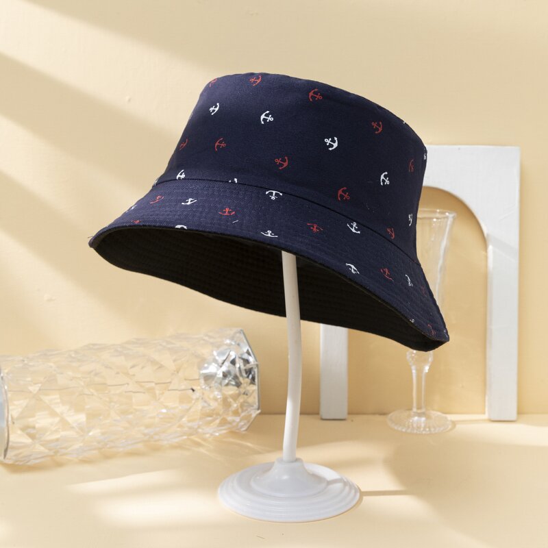 Bucket Hat Supplier - Print Fisherman Hat Outdoor Travel Sun Cap
