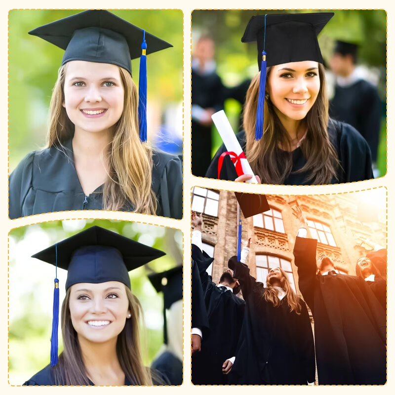 Graduation Tassels Supplier - School Cap Mortarboard University Academic Hat