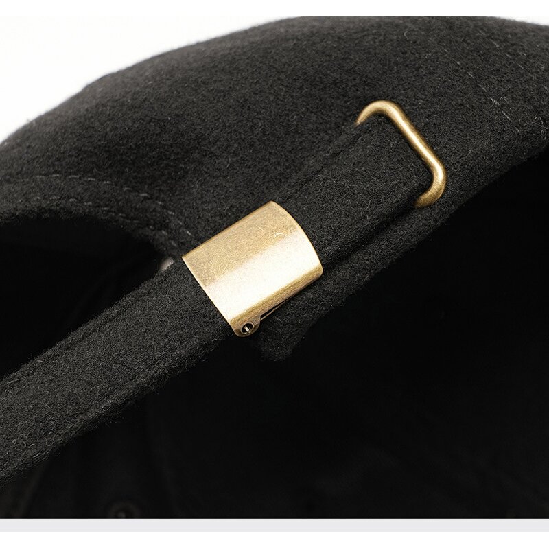 Baseball Hat Manufacturer - Autumn Winter Big Size Warm Wool Dad Hat