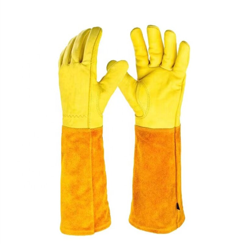 Gardening Gloves Supplier - Natural Goatskin Thorn Proof