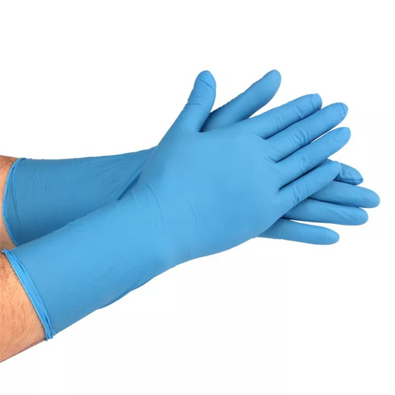 Nitrile Blend Gloves Factory - OEM 12 Inch 9mil