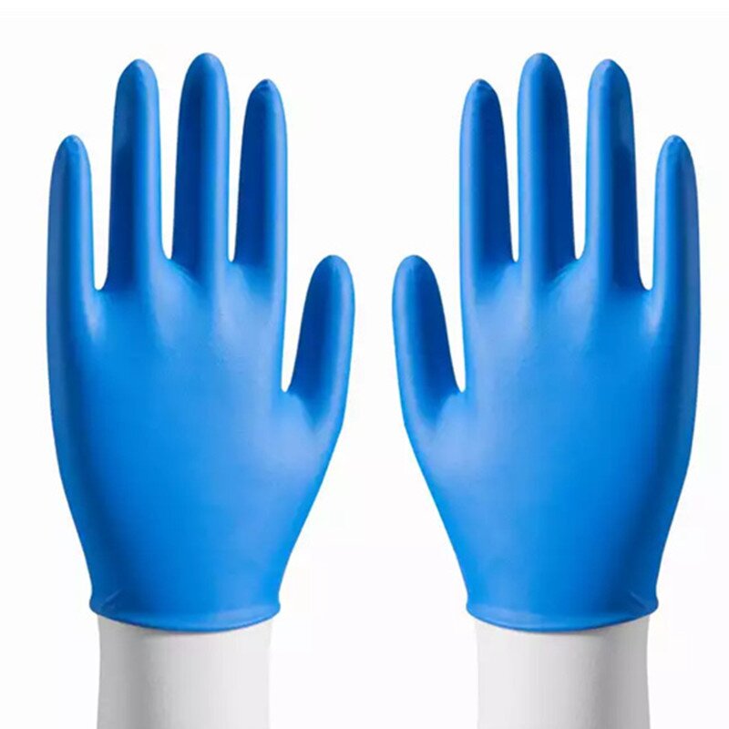 Industrial Nitrile Gloves Factory - Blue Large Disposable