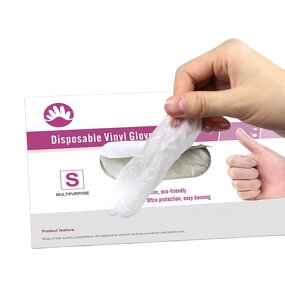 Examination Gloves Bulk - 100PCS Clear Disposable