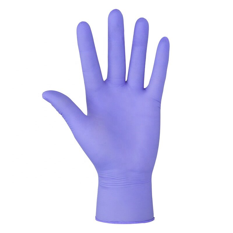 Purple Nitrile Gloves Bulk - 100PCS Working Disposable