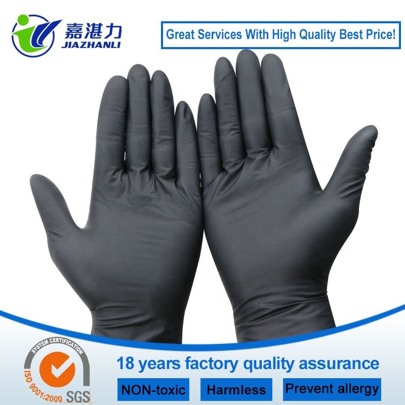 Black Nitrile Gloves Factory - OEM Powder Free Tattoo