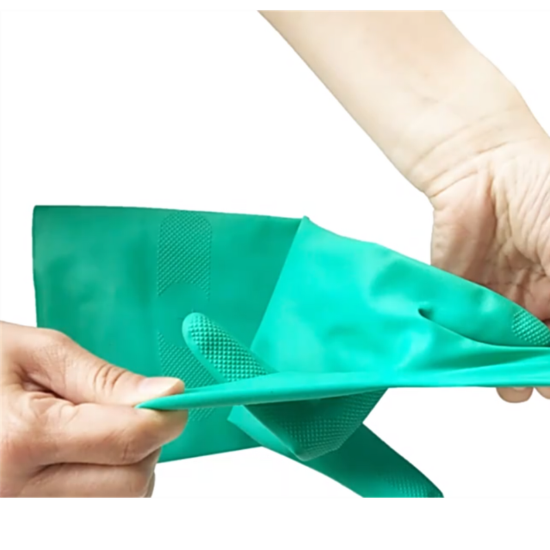 Long Rubber Gloves Factory - OEM Black Heavy Duty