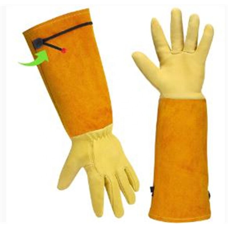Gardening Gloves Supplier - Natural Goatskin Thorn Proof