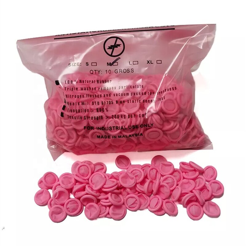 Latex Finger Cots Bulk - 770 Pcs Anti-slip Powder Free