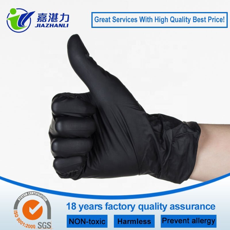 Black Nitrile Gloves Factory - OEM Powder Free Tattoo
