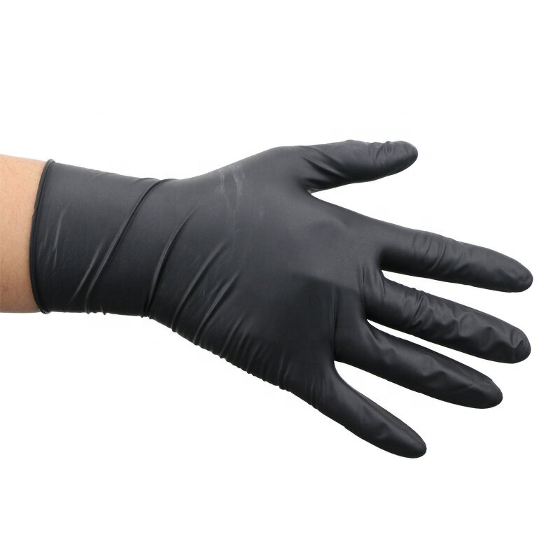 Black Nitrile Gloves Supplier - OEM Tattoo Work Disposable