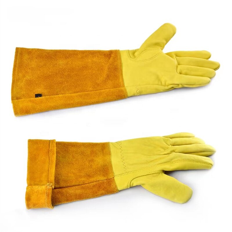Gardening Gloves Supplier - Natural Goatskin Thorn Proof