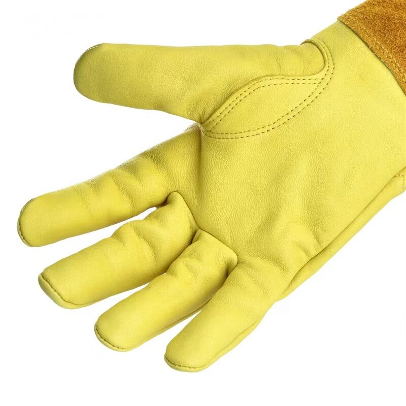 Gardening Gloves Supplier - Natural Goatskin Thorn Proof
