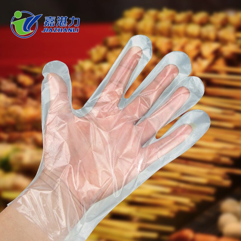 PE Gloves Bulk - 100PCS Plastic Disposable HDPE