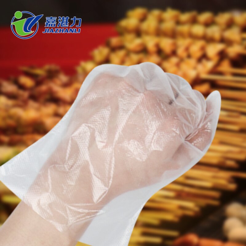 PE Gloves Bulk - 100PCS Plastic Disposable HDPE